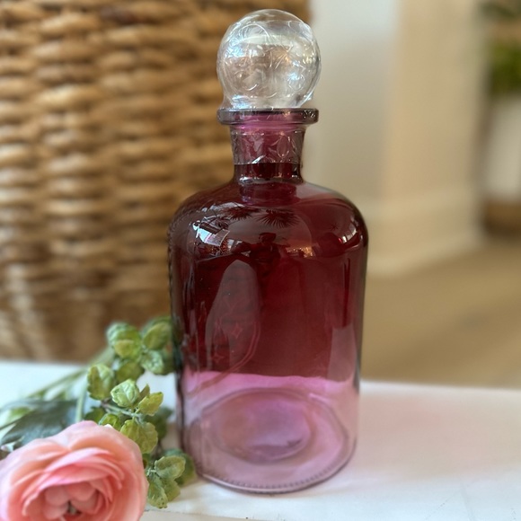 Target Bullseye Halloween 2023 Apothecary bottle decoration glass pink new - Picture 5 of 9